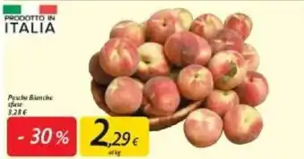 Carrefour Pesche Bianche sfuse offerta