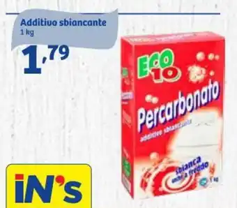 In'S Mercato Eco 10 Additivo sbiancante 1 kg offerta