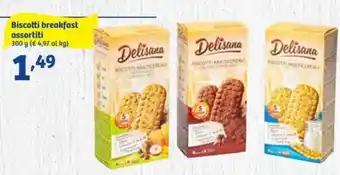 Delisana Biscotti breakfast assortiti 300 g
