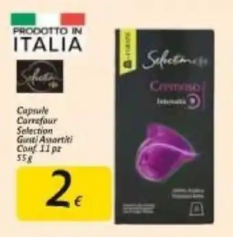 Carrefour Selection Carrefour Capsule Assortiti Canf.11 pz offerta