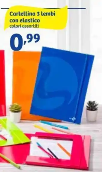 In'S Mercato Cartellina 3 lembi con elastico offerta