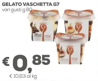 Pan G7 Gelato Vaschetta 80 g offerta