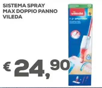 Vileda Sistema Spray Max Doppio Panno