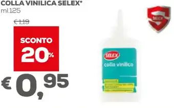 Pan Selex Colla Vinilica 125 ml offerta