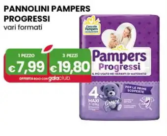 Gala Supermercati Pampers Progressi Pannolini 1 pezzo offerta
