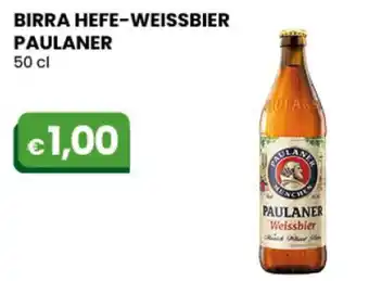 Gala Supermercati Paulaner Birra Hefe-Weisbier 50cl offerta