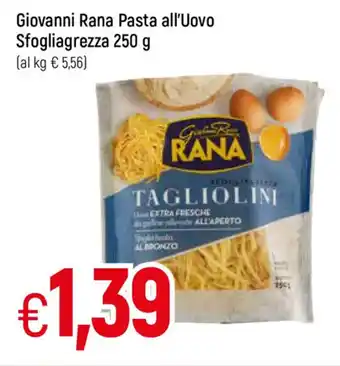 Galassia Rana Giovanni Pasta All'Uovo Sfogliagrezza 250 g offerta