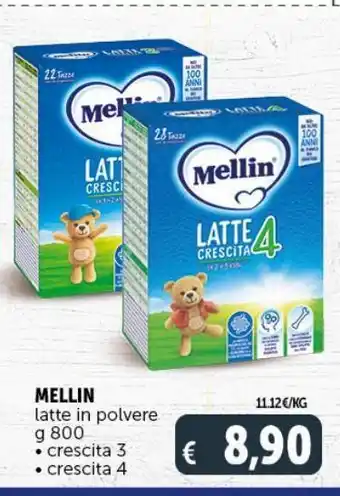 Latte in polvere mellin g 800
