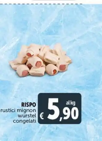 Rispo rustici mignon wurstel congelati al kg