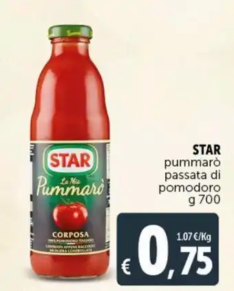 Deco Supermercati Pummarò passata di pomodoro star offerta