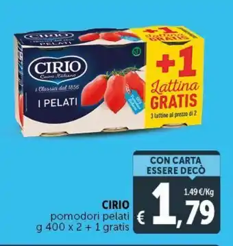Deco Supermercati Pomodori pelati cirio offerta