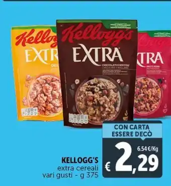 Deco Supermercati Extra cereali vari gusti kellogg's offerta