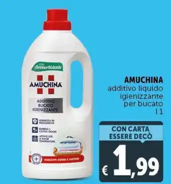 Deco Supermercati Additivo liquido igienizzante per bucato amuchina offerta