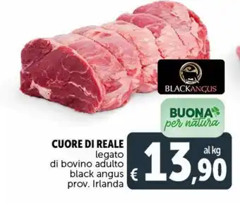 Legato di bovino adulto black angus prov. irlanda cuore di reale