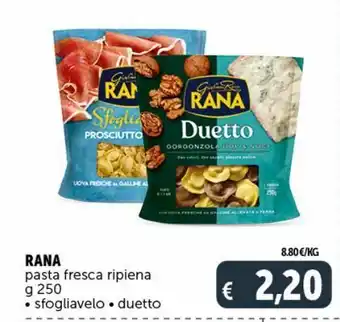Deco Supermercati Pasta fresca ripiena -sfogliavelo -duetto rana offerta