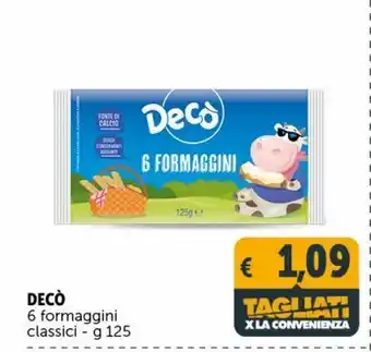 Deco Supermercati 6 formaggini classici decò offerta