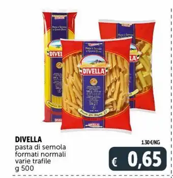 Deco Supermercati Pasta di semola formati normali varie trafile divella offerta