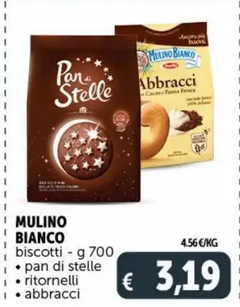Deco Supermercati Biscotti -pan di stelle -ritornelli -abbracci mulino bianco offerta