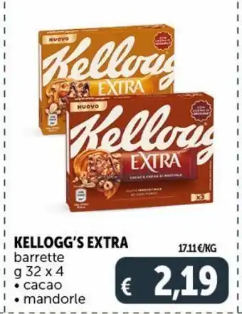 Barrette -cacao -mandorle kellogg's extra