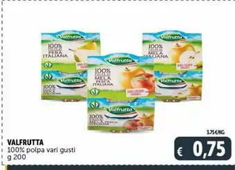 Deco Supermercati 100% polpa vari gusti valfrutta offerta