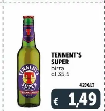 Deco Supermercati Birra tennent's super offerta