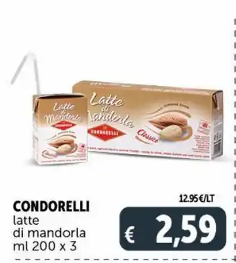 Deco Supermercati Latte di mandorla condorelli offerta
