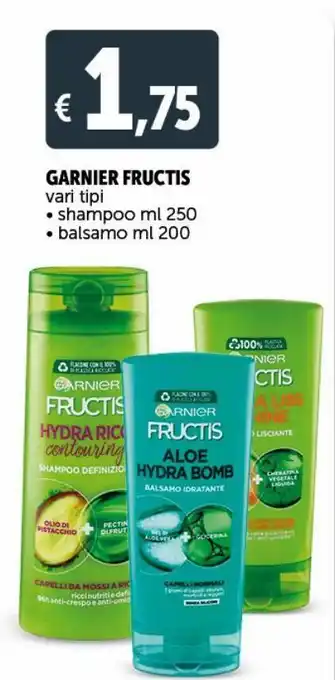 Deco Supermercati -shampoo -balsamo garnier fructis offerta