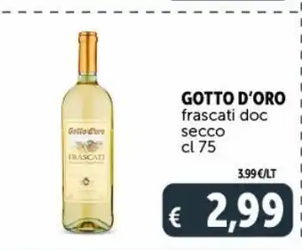Deco Supermercati Frascati doc secco gotto d'oro offerta