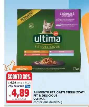 Il Gigante Alimento per gatti sterilizzati fit & delicious ultima offerta