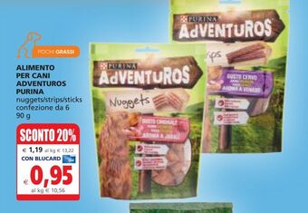 Il Gigante Alimento per cani adventuros purina offerta