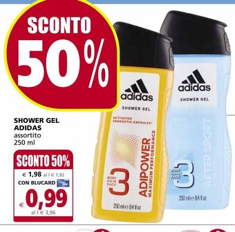 Il Gigante Shower gel adidas offerta