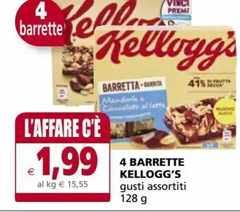 Il Gigante 4 barrette kellogg's offerta