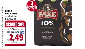 Il Gigante Birra faxe 10 % offerta