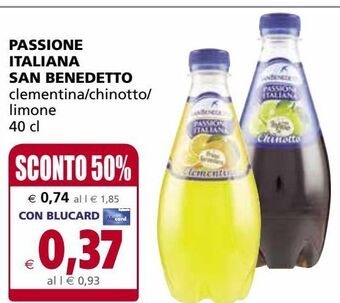 Il Gigante Passione italiana san benedetto offerta
