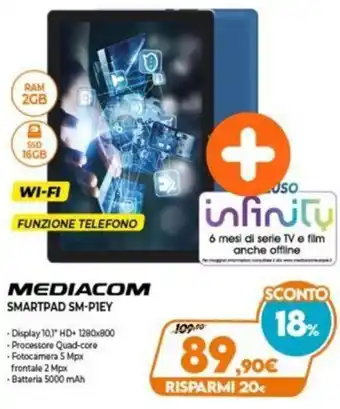 Expert Mediacom Smartpad SM-P1EY offerta