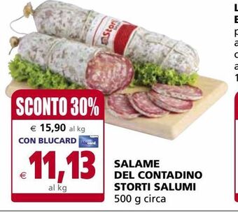 Il Gigante Salame del contadino storti salumi offerta