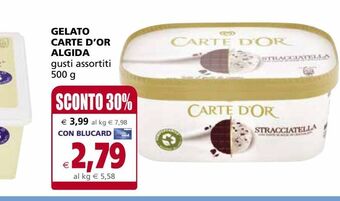 Il Gigante Gelato carte'd'or algida offerta