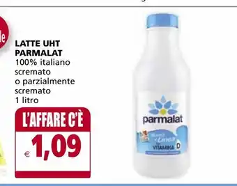 Il Gigante Latte uht parmalat 100% italiano scremato o parzialmente scremato offerta