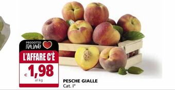 Il Gigante Pesche gialle offerta