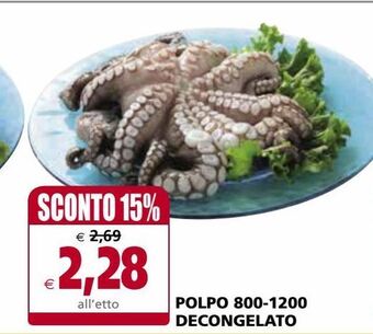 Il Gigante Polpo 800- 1200 decongelato offerta