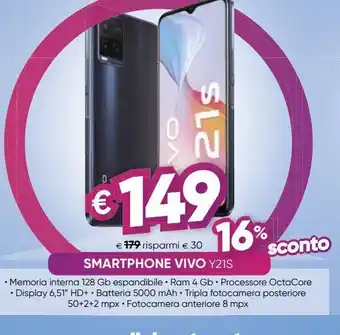 Smartphone vivo y21s