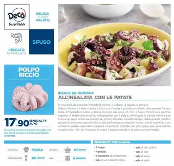 Deco Superfreddo Polpo riccio al kg offerta