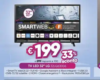 Il Gigante Tv led 32'' lg offerta