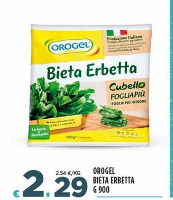 Deco Superfreddo Orogel bieta erbetta g 900 offerta
