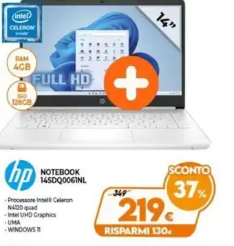 Expert hp Notebook 14SDQ0061NL offerta