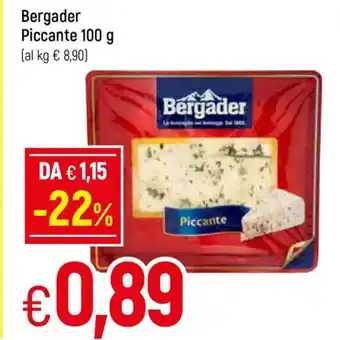 Galassia Bergader Piccante 100g offerta