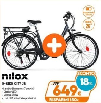 Expert nilox E-Bike City J5 offerta