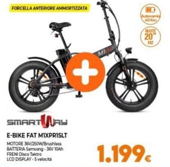Expert Smartway E-Bike Fat M1XPR1SLT offerta
