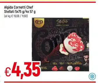 Galassia Stellati Algida Cornetti Chef 5 x 75 g / 4 x 57 g offerta
