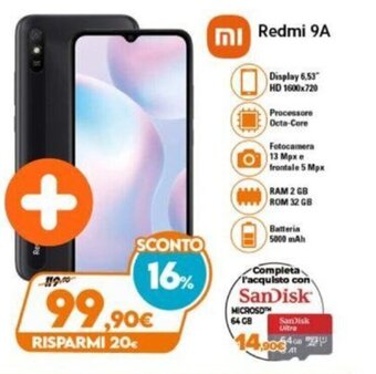 Expert Xiaomi Redmi 9A offerta
